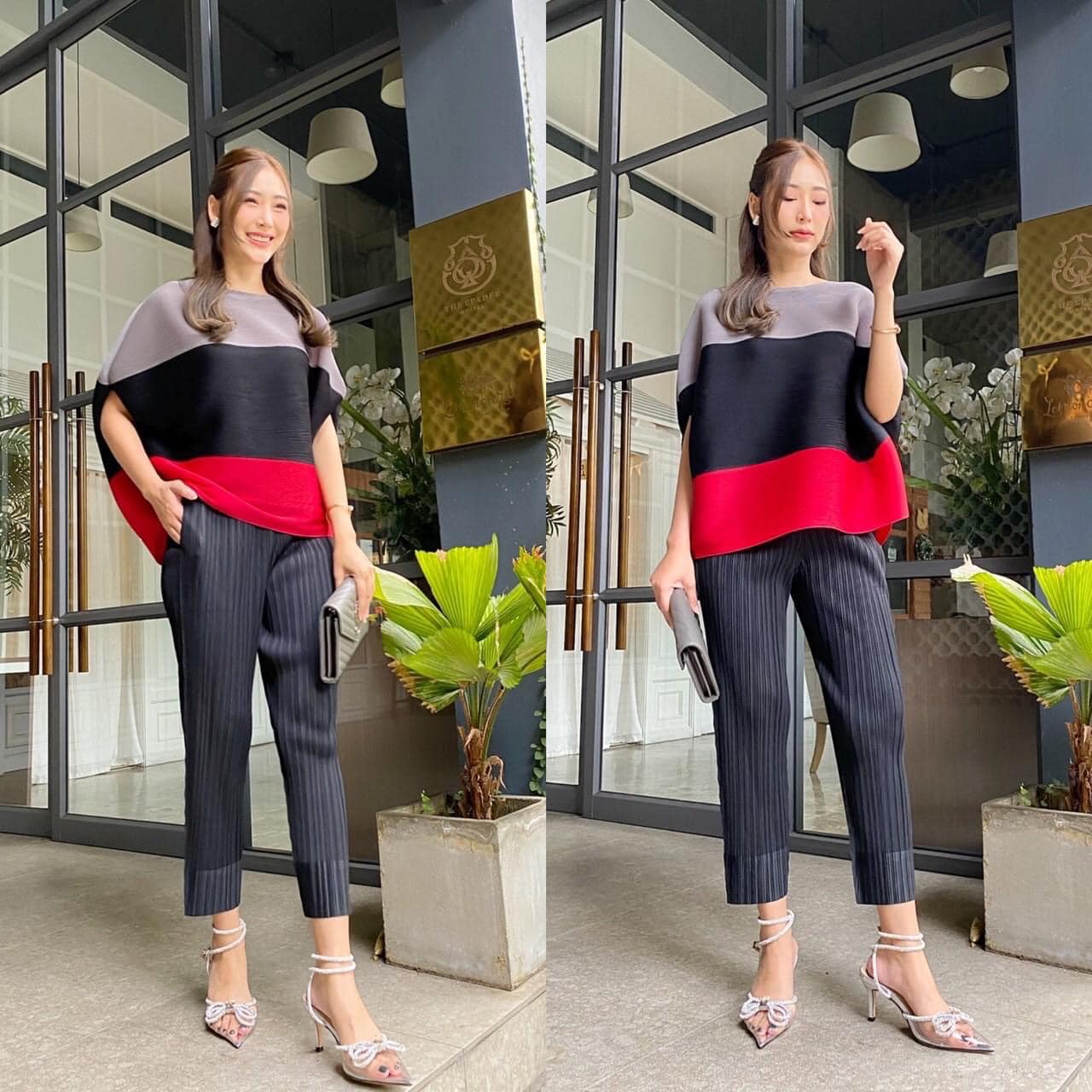 ชุดเซตผ้าอัดพลีท แบบงานBrand คุณภาพแน่นๆ AA Premium 💫 สินค้าคุณภาพ (พร้อมส่ง)