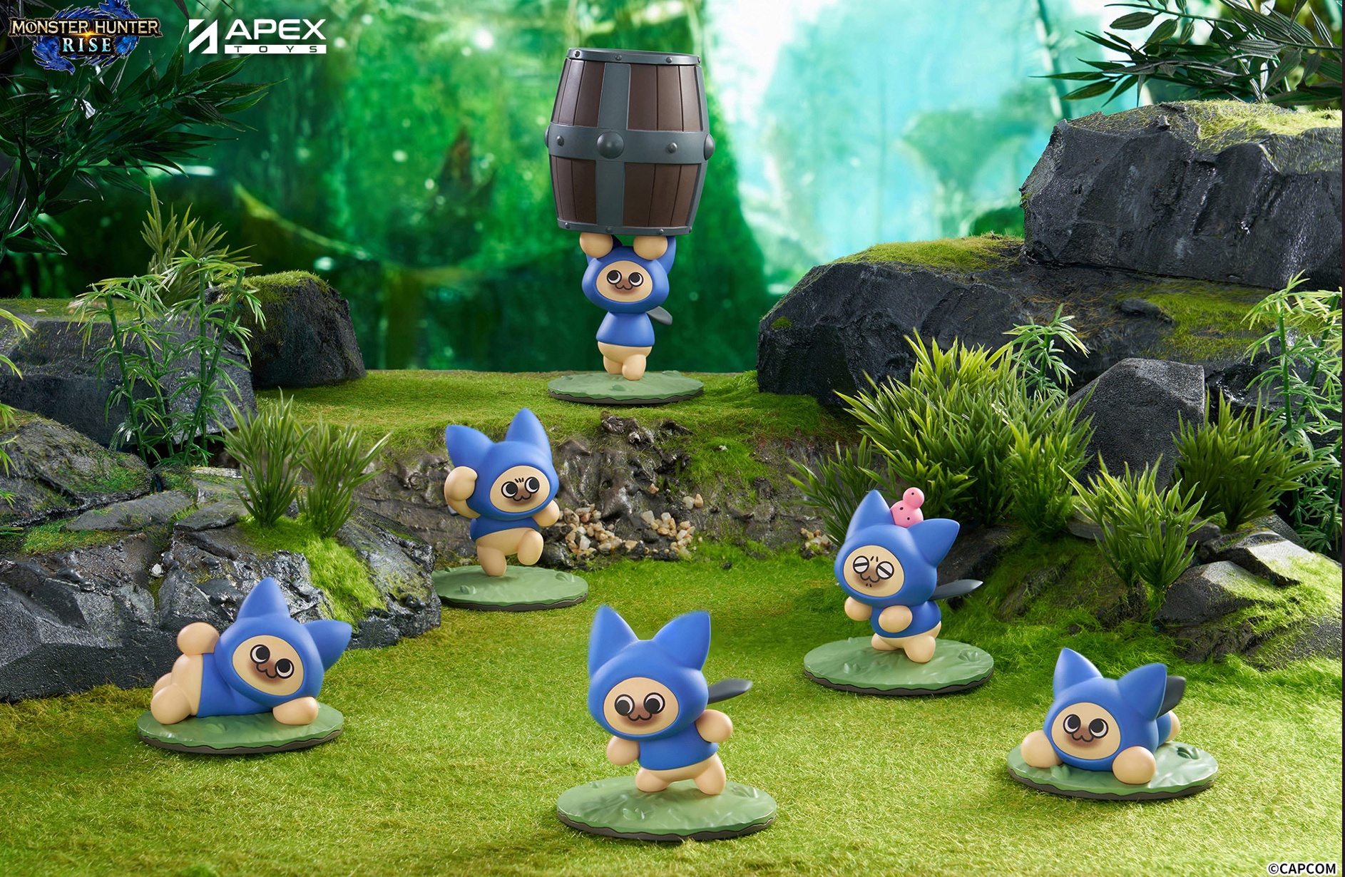 [เปิดจอง] Monster Hunter Rise Palico"Kit T."Mini Trading Figures