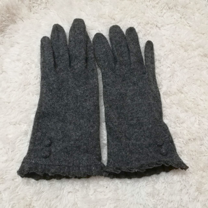 ถุงมือผ้าขนสัตว์ น่ารักค่ะ ไซด์ S