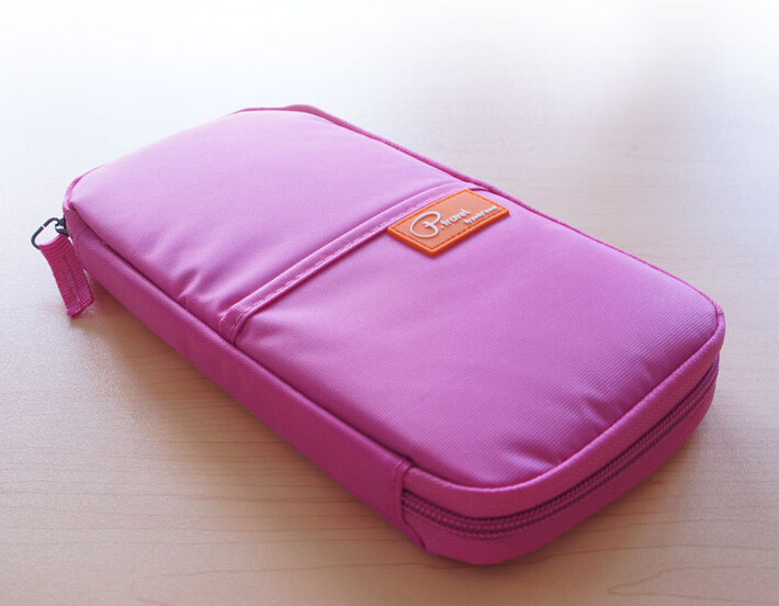 กระเป๋าใส่พาสปอร์ต กระเป๋าใส่หนังสือเดินทาง ใส่เอกสารสำคัญ ช่องเยอะ มีสายคล้องมือ พกพาสะดวก ผลิตจากไนล่อนกันน้ำ คุณภาพดี