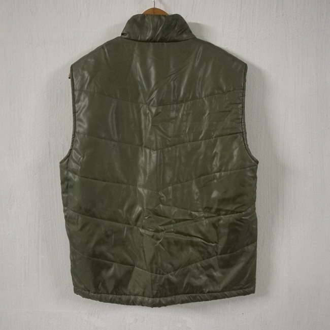 เสื้อกั๊กนวมชาย สีเขียวทหาร อก44