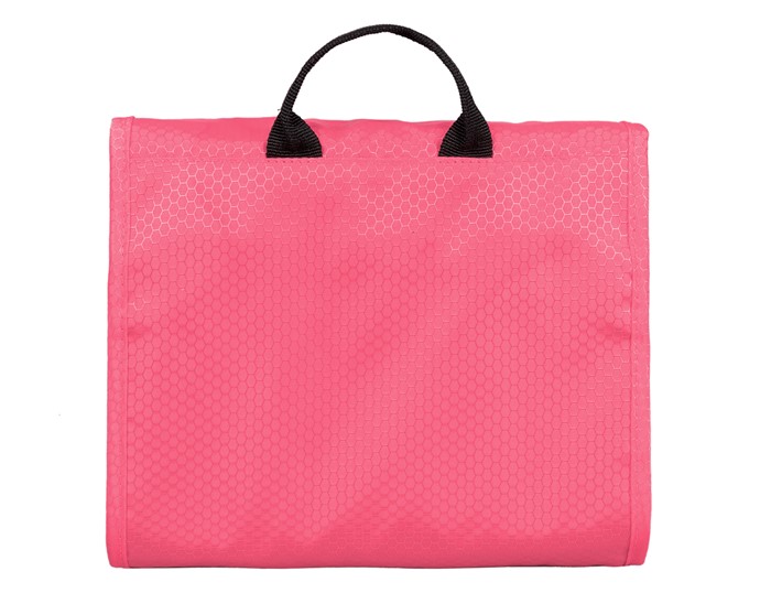 Bagsmart กระเป๋าใส่อุปกรณ์อาบน้ำ คุณภาพสูง ใส่อุปกรณ์อาบน้ำ แขวนได้ สำหรับเดินทาง ท่องเที่ยว (Pink)