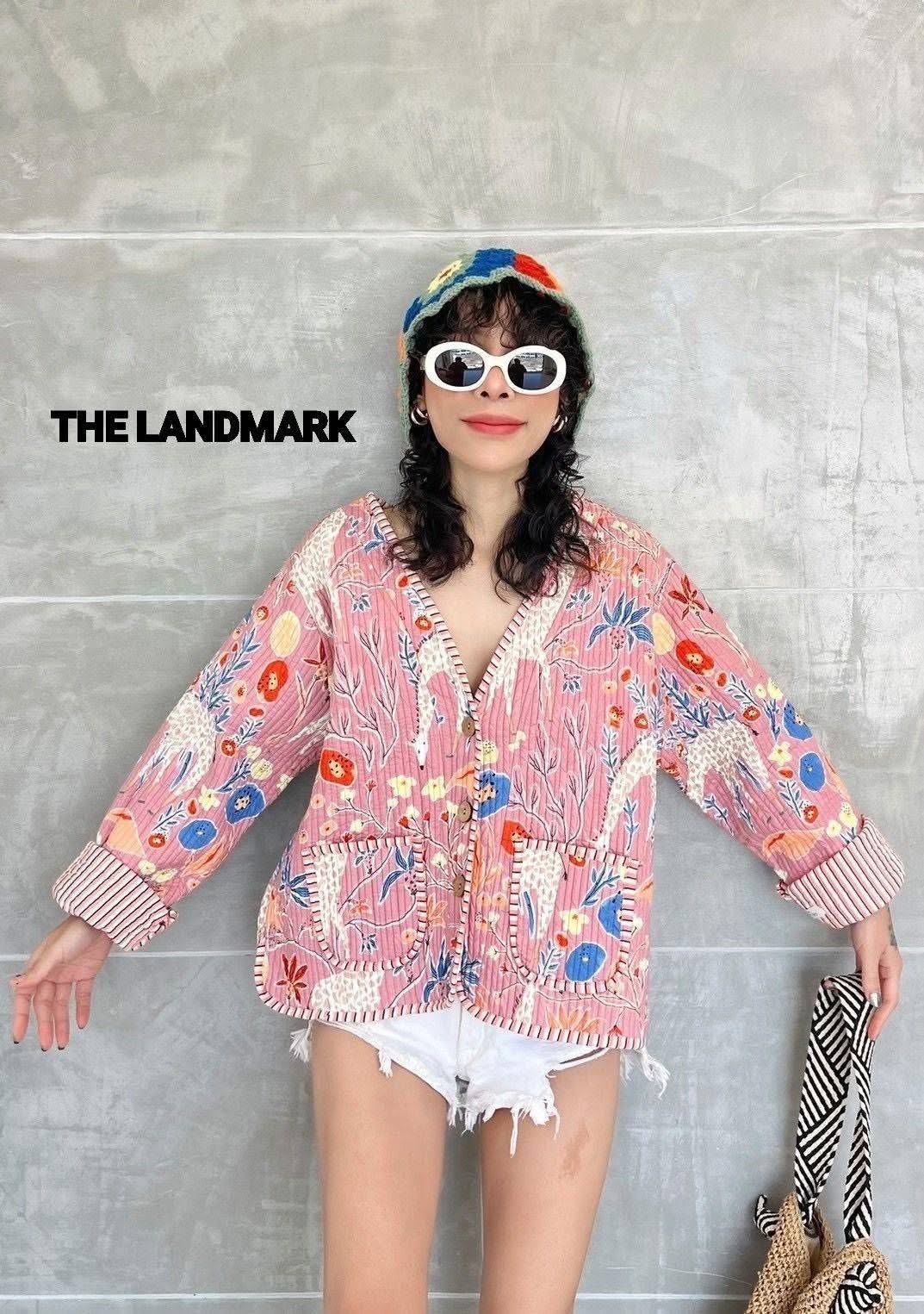 เสื้อคลุมPatchwork ผ้าคอทตอลอินเดียบุนวม เสื้อคลุมกันหนาว ใส่สบาย : สินค้าคุณภาพ (พร้อมส่ง) สำเนา