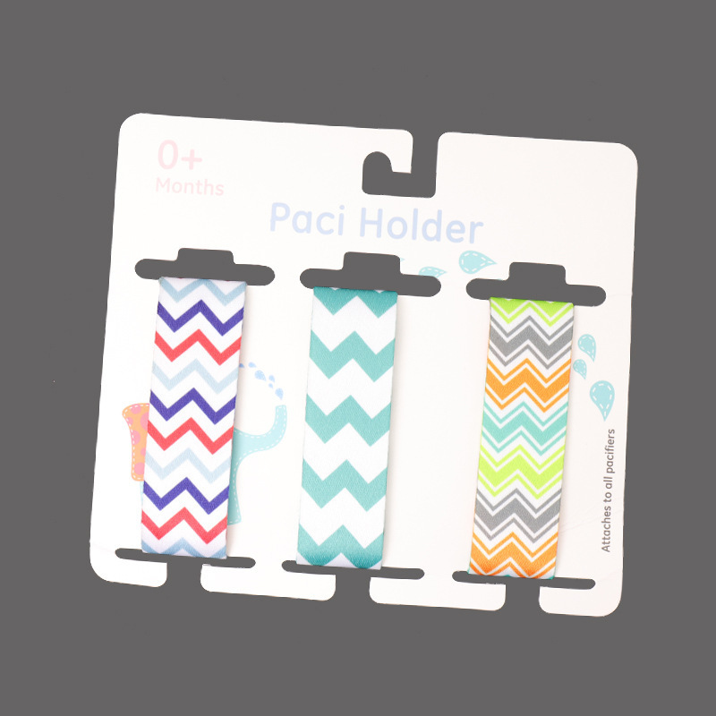 [แพค 3 ชิ้น] สายห้อยจุกหลอก สายหนีบคล้องจุกหลอก/ยางกัด ตัวหนีบจุกหลอก จุกนม Pacifier Clip (BPA-Free)(0 m+)