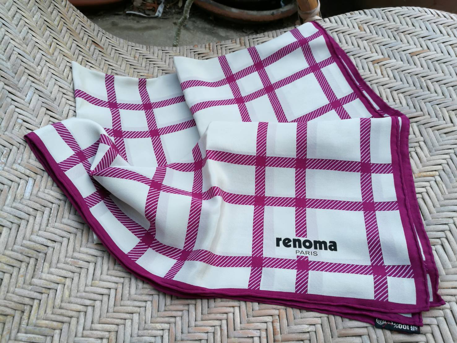 ผ้า Silk แบรนด์เนม renoma PARIS