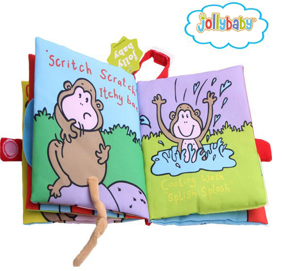 หนังสือผ้า My Monkey book by JollyBaby