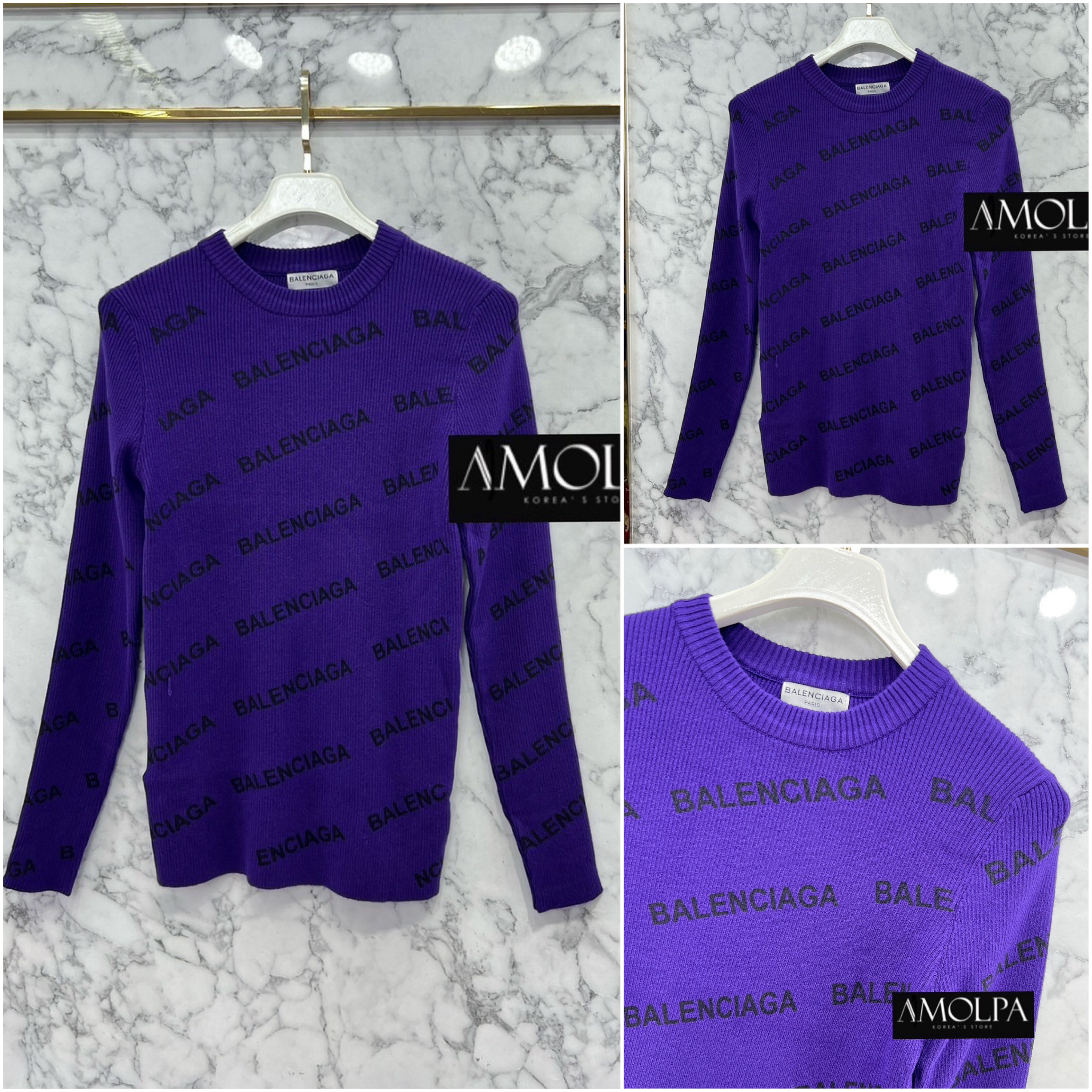 เสื้อแขนยาว BALENCIAGA งาน hiend เนื้อผ้าดีม๊าก เนื้อผ้าร่องๆ ใส่สบายมาก ใส่สบาย : สินค้าคุณภาพ (พร้อมส่ง)
