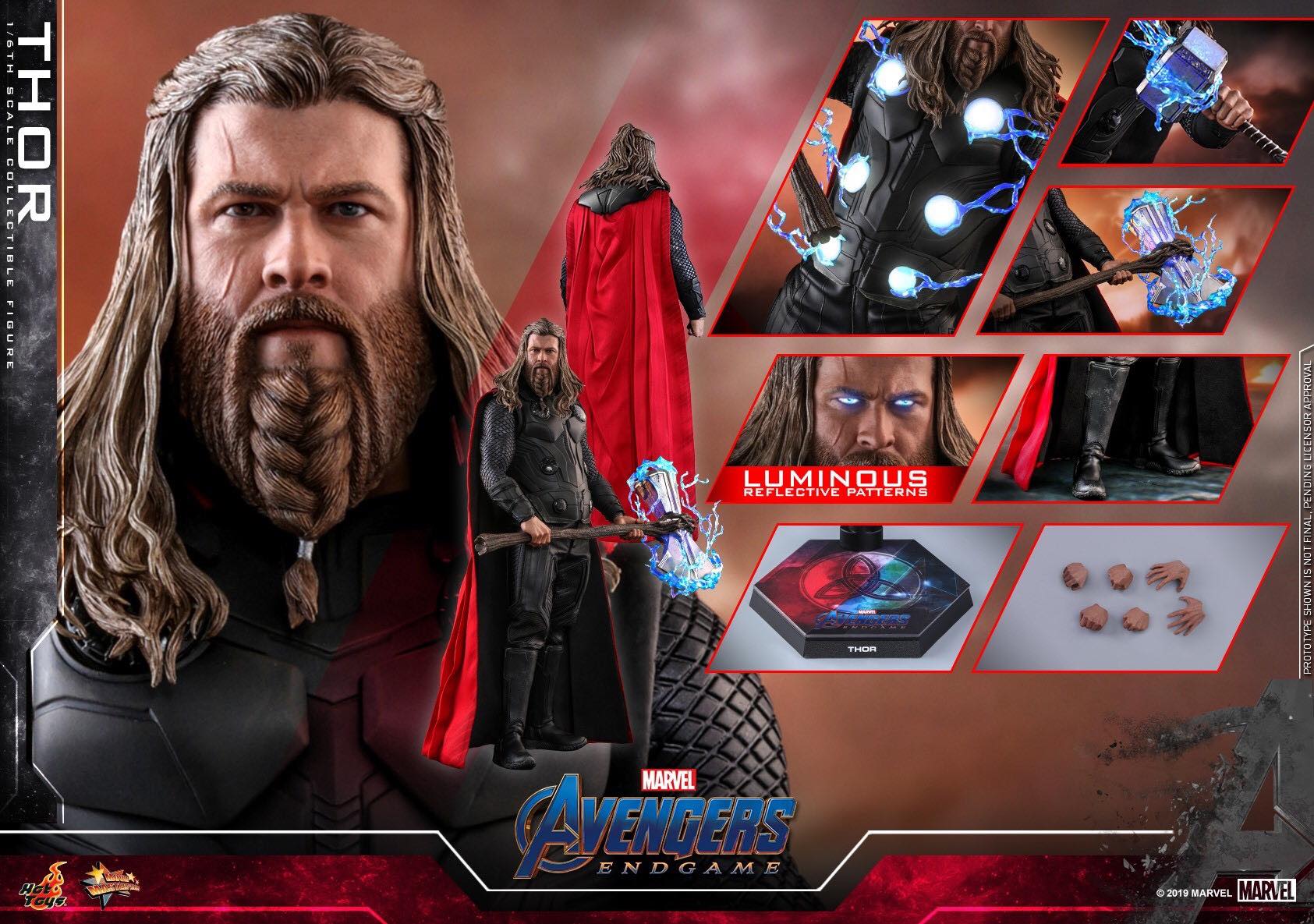พร้อมส่ง Hot Toys MMS557 Thor Avengers Endgame 1/6