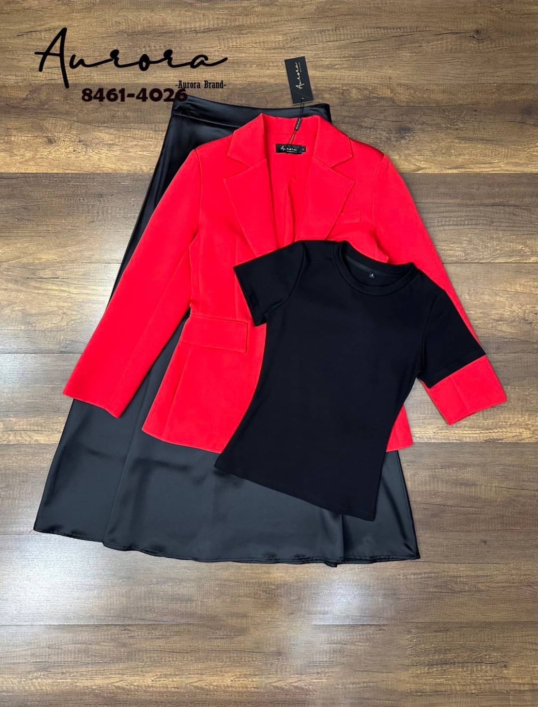 Set 3 ชิ้น(set คลุมสูท+เสื้อตัวใน+กางเกงขายาว) ใส่สบาย : สินค้าคุณภาพ (พร้อมส่ง)