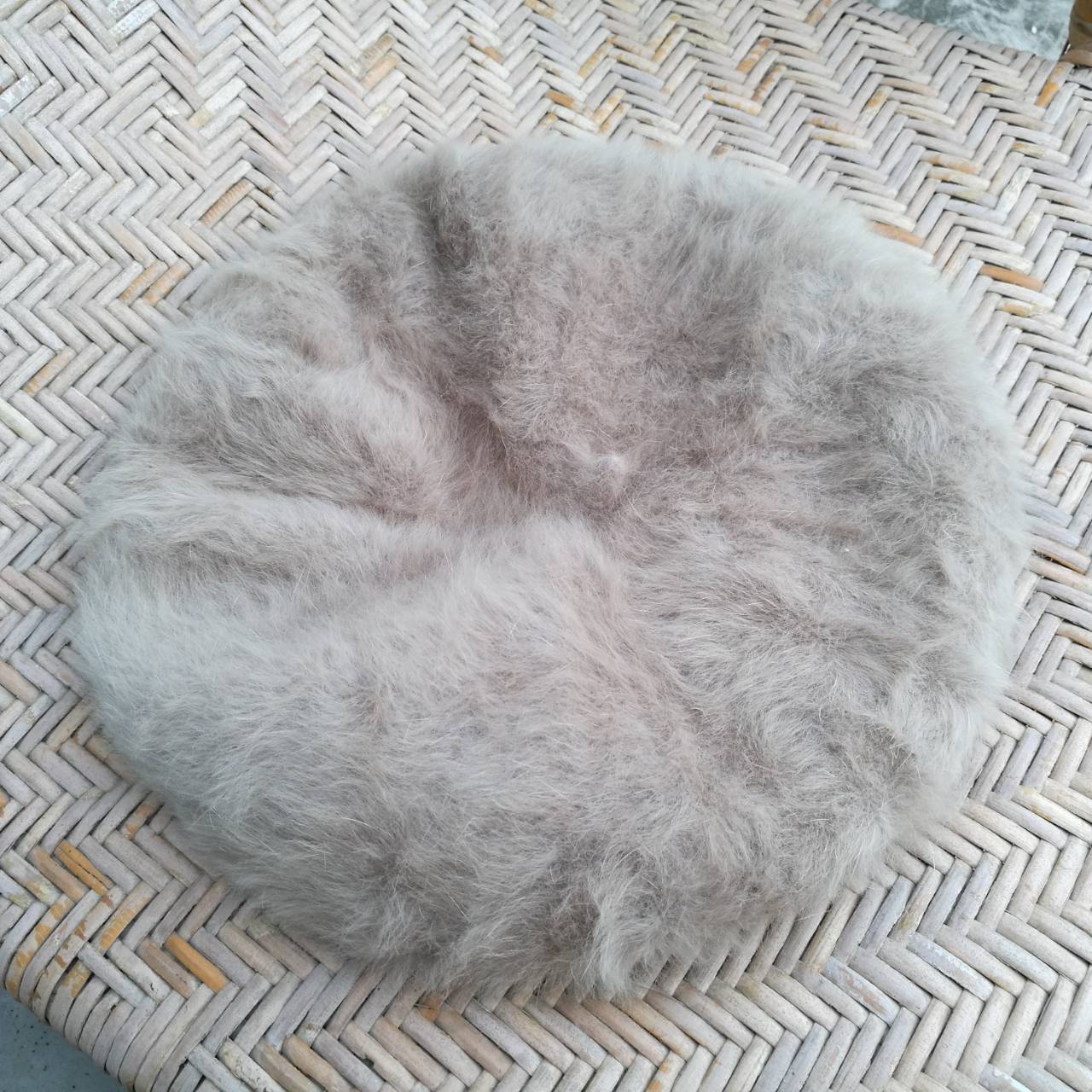 หมวกเบเร่ต์ขนกระต่ายแท้ สีสวยค่ะใบนี้ อุ่นสุดๆ