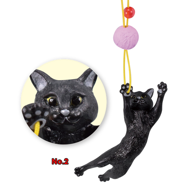 กาชาปองมาสคอทน้องแมว Cat Jumping Mascot