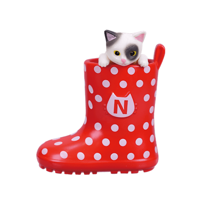 กาชาปองฟิกเกอร์แมวในรองเท้าบูท