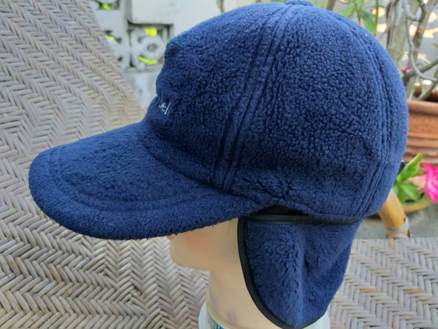 หมวกแก๊ปผ้าฟลีซหนา mont-bell ปิดหูได้ อุ่นมาก