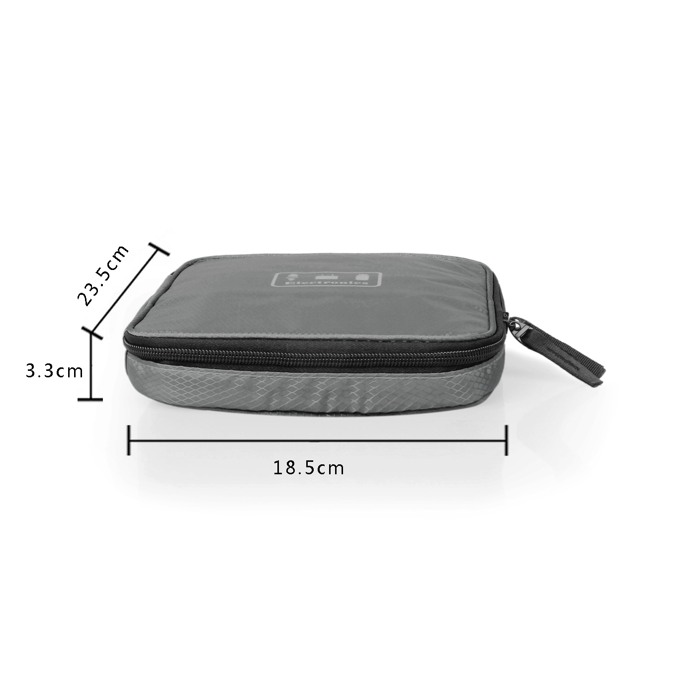 Bagsmart กระเป๋าจัดระเบียบเดินทาง 4 ใบ กันน้ำ พกพาสะดวก ใส่เสื้อผ้า, อุปกรณ์ไอที, อุปกรณ์น้ำ และรองเท้า (Grey)