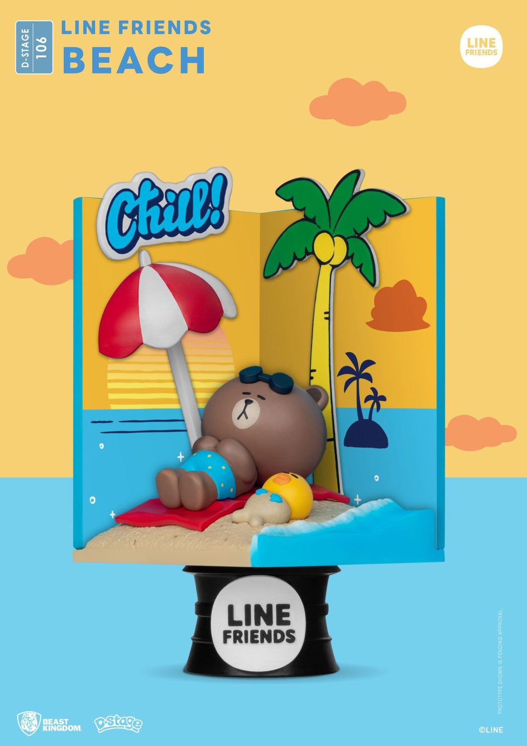 [เปิดจอง] DS016 Hot Dog: Line Friends (D-Stage)