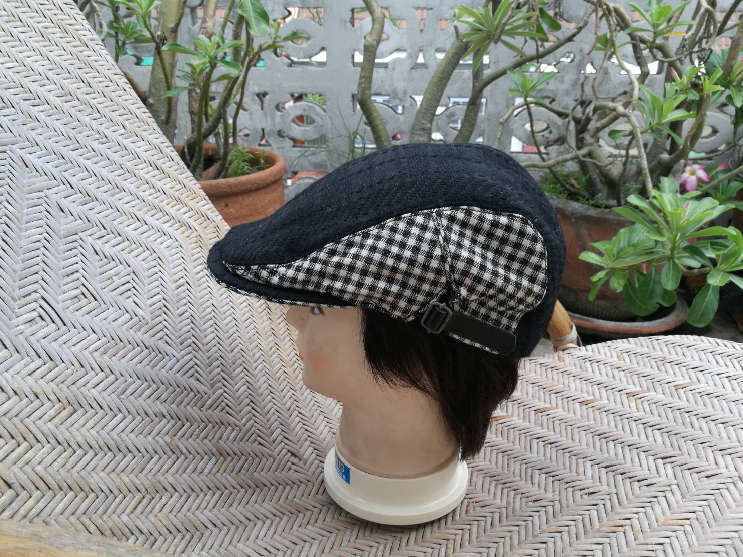 หมวกติงลี่ หมวก flat cap ใส่หน้าหนาวอุ่นมาก