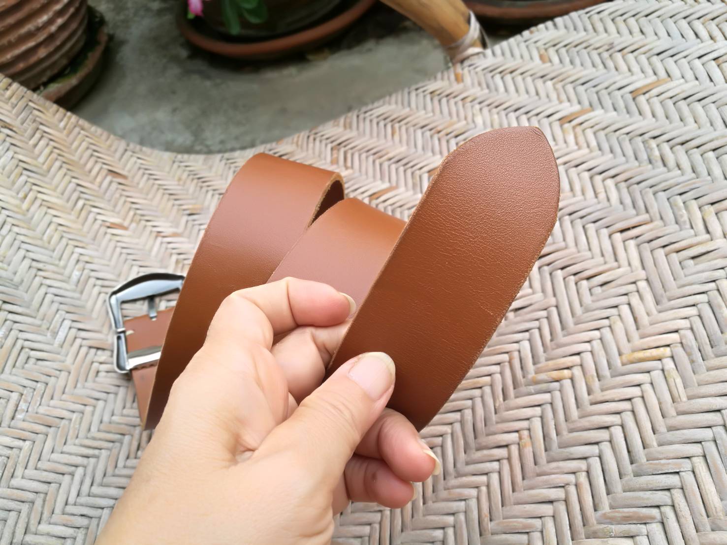 เข็มขัดชาย หนังแท้