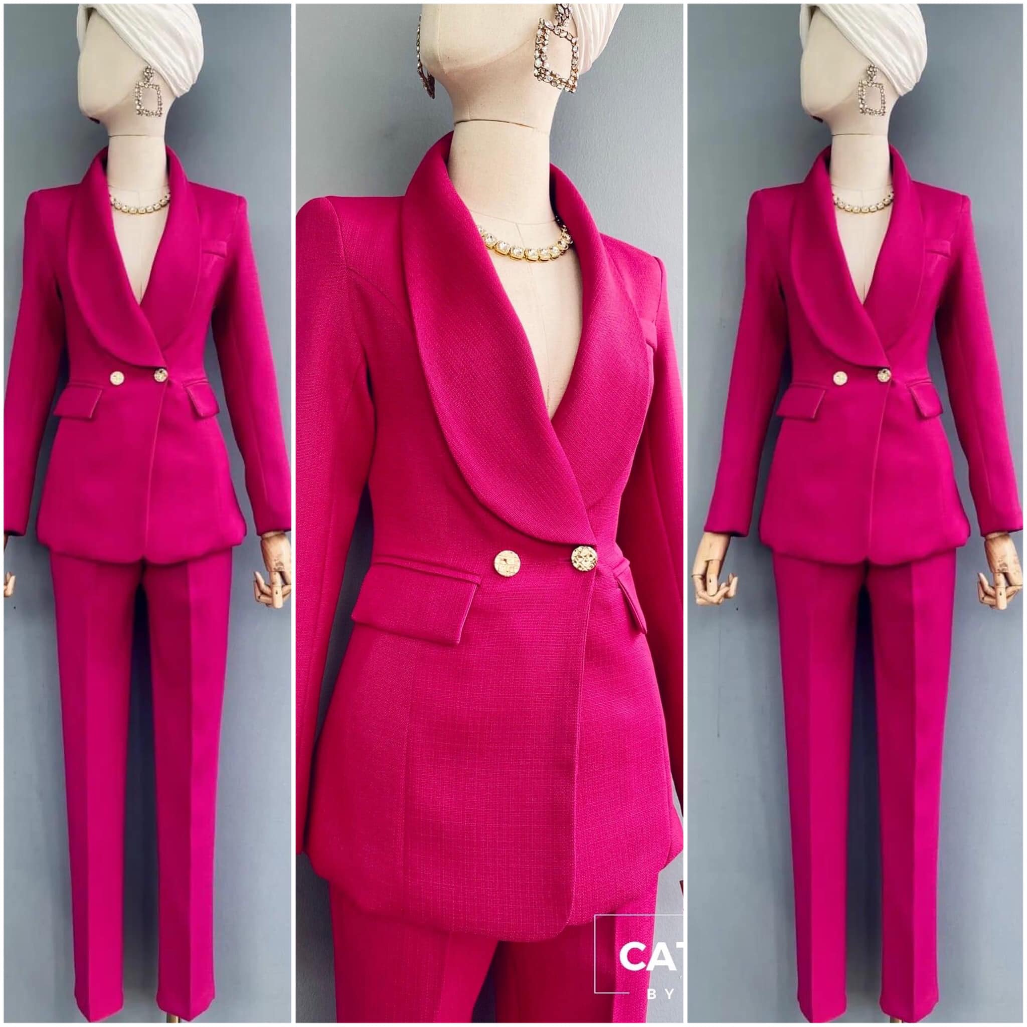 เซตเบลเซอร์คอกล้วย+กางเกงขายาวทรงสวย เนื้อผ้าสวยมาก เป็นผ้าลายทอ ตัวเบลเซอร์เป็น ทรงเข้ารูป สินค้าคุณภาพ (พร้อมส่ง)