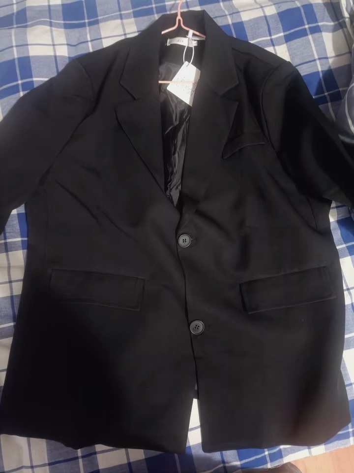 เสื้อสูทผู้ชายไซส์ใหญ่ 3XL - 5XL อกเสื้อ 50 นิ้ว เสื้อสูทโอเวอร์ไซส์ เบลเซอร์ผู้ชายอวบอ้วน Men Blazer Oversize FF0334