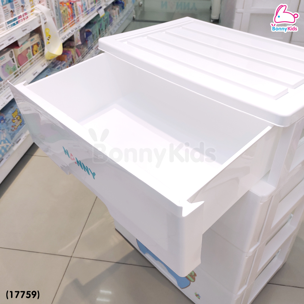 (17759) NANNY (แนนนี่) ลิ้นชักอเนกประสงค์แนนนี่ ลาย Family Bear 4 ชั้น