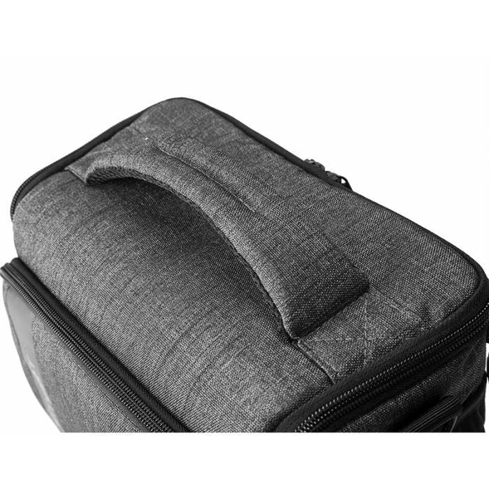 กระเป๋าใส่กล้องถ่ายรูป SLR/DSLR ขนาดกะทัดรัด พร้อมผ้าคลุมกันฝนหรือสิ่งสกปรก (สี Grey) (BAGSMART Compact Camera Shoulder Bag for SLR/DSLR with Waterproof Rain Cover)