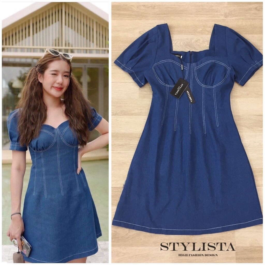 มินิเดรสยีนส์ ใส่สวยดูดี แพลตเทินดีงาม ใส่สวยเปะสุดๆ สินค้าคุณภาพ พร้อมส่ง