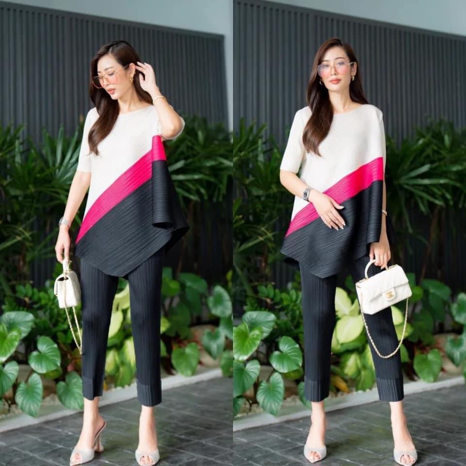 ชุดเซตผ้าอัดพลีท แบบงานBrand คุณภาพแน่นๆ AA Premium : สินค้าคุณภาพ (พร้อมส่ง)