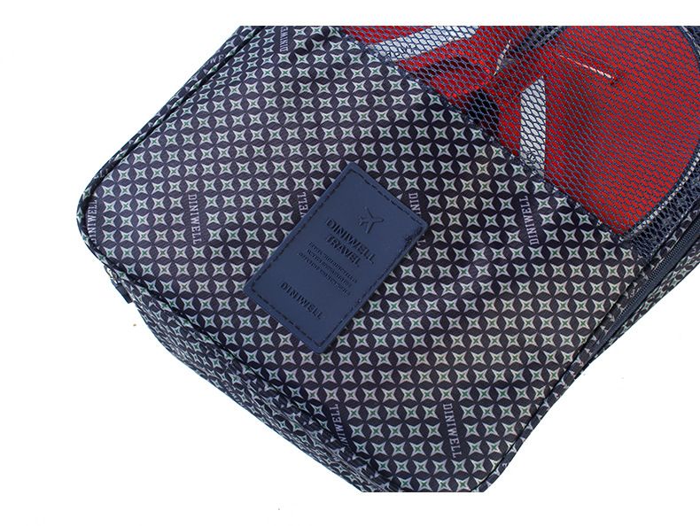 DINIWELL กระเป๋าใส่รองเท้าสำหรับเดินทาง หรือเล่นกีฬา ผลิตจากโพลีเอสเตอร์คุณภาพดี กันน้ำ มี 5 สี 5 ลายให้เลือก