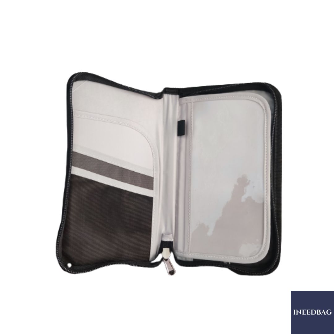 กระเป๋าใส่พาสปอร์ตใบยาว กระเป๋าใส่เอกสารการเดินทาง RFID PASS พร้อมช่องป้องกันการสแกน RFID มี 2 สีให้เลือก