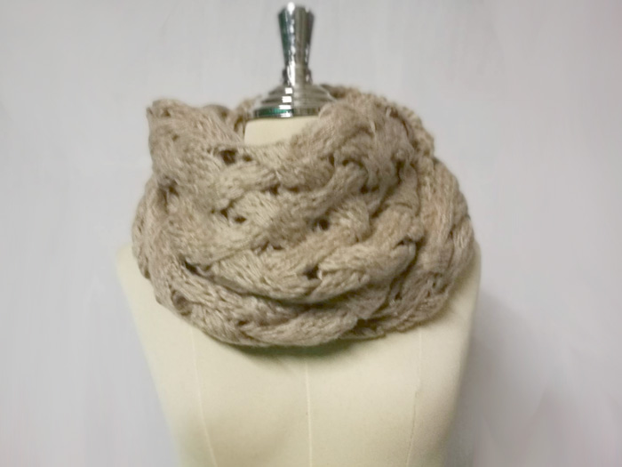 ผ้าพันคอโดนัท ไหมพรมหนานุ่ม สวยมากอุ่นมาก