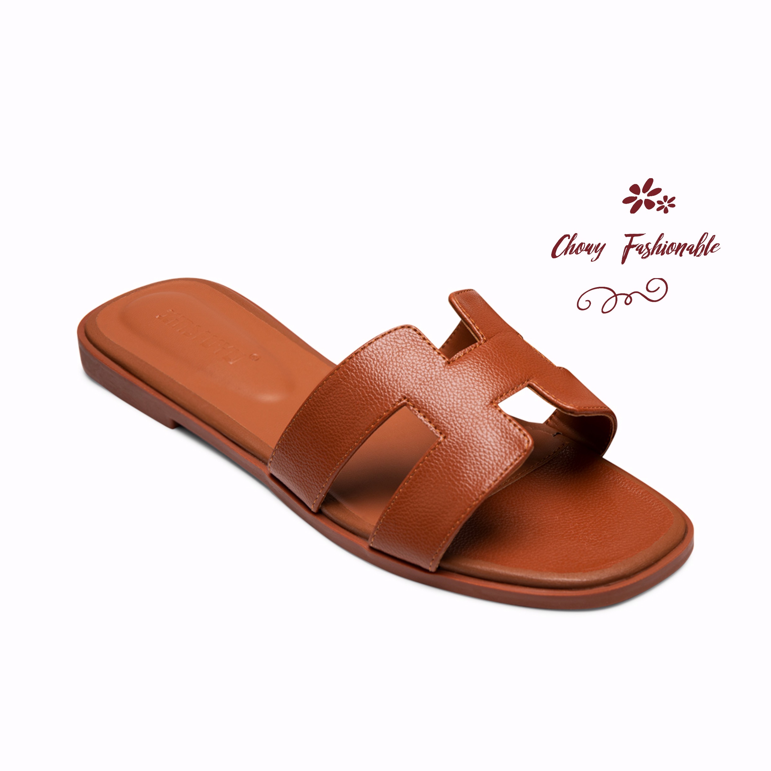 รองเท้าแตะแฟชั่น 38-42 แตะสวมส้นแบน KR0849