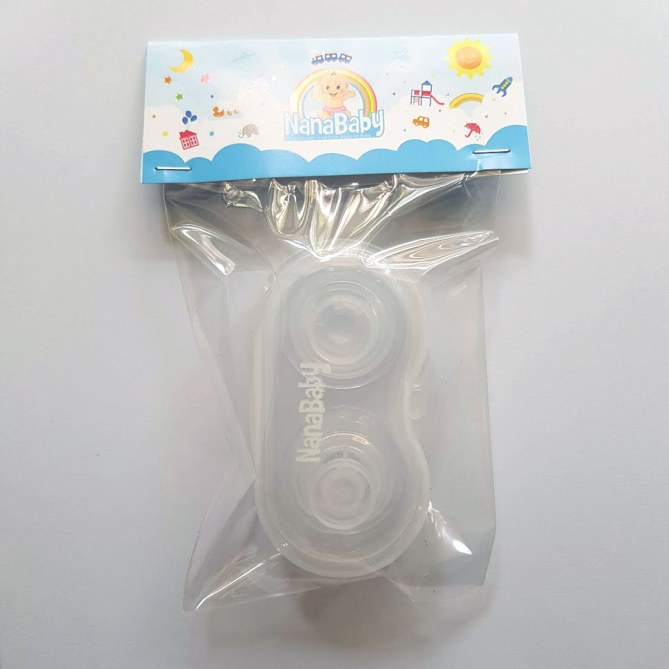 Breast Cup แก้หัวนมบอด หัวนมสั้น ลานนมแข็ง NanaBaby แพค 2 ชิ้น พร้อมกล่องเก็บ BPA-Free