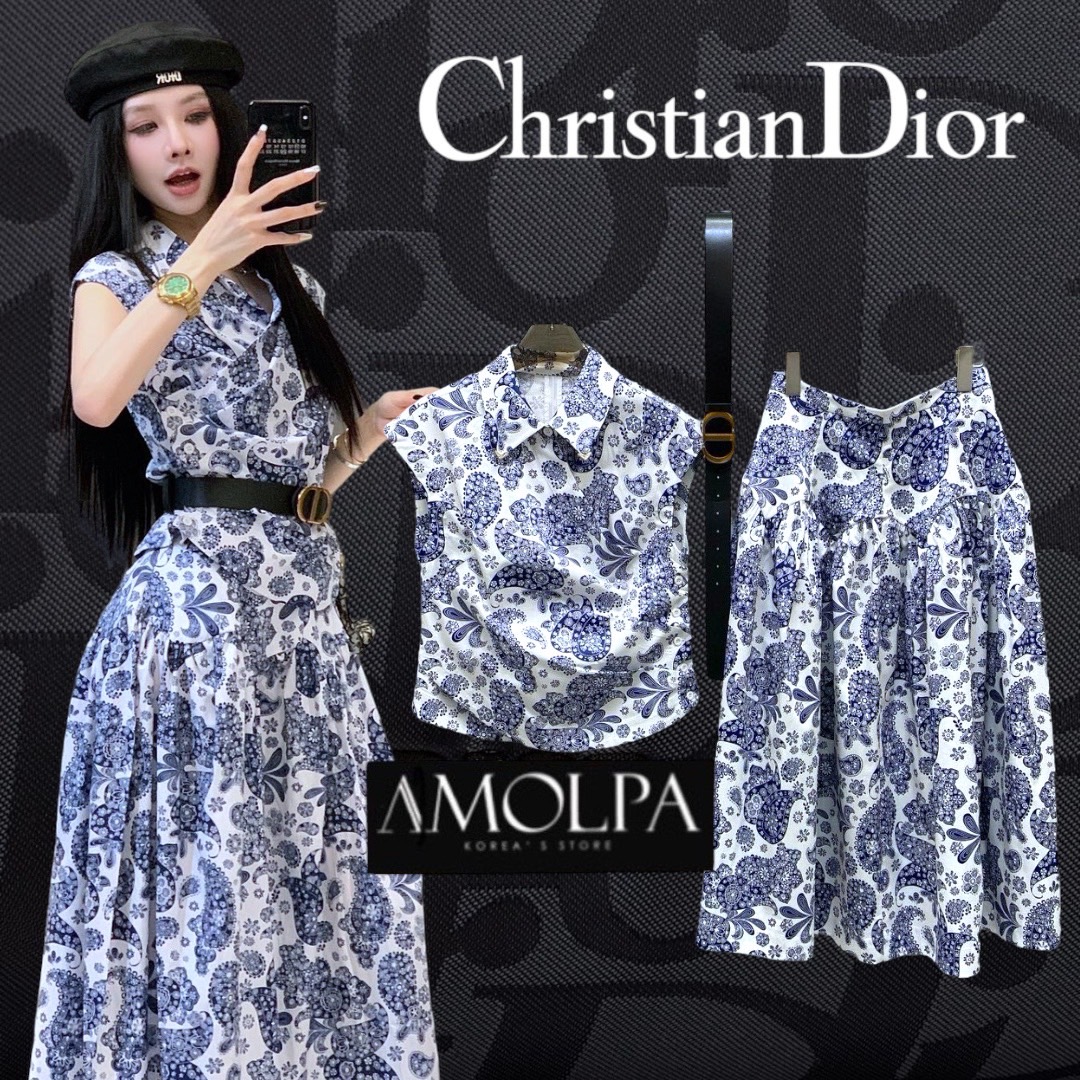 SET CD สวยหรู ดูแพงสุดๆ มาพร้อม กระโปรง แถมเข็มขัดเข้าชุดดดดกัน งานสวยหรู เข้ากันได้ดี ใส่สบาย สินค้าคุณภาพ (พร้อมส่ง)