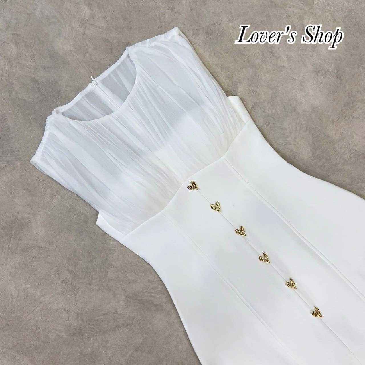 เดรสไฮโซ ลุคเรียบหรูดูผู้ดีค่ะ ดีเทลช่วงบ่าแต่งผ้าแก้ว ผ้านุ่มไม่คันนะคะ อกเสริมฟองน้ำ ทรงไหล่ล้ำปิดช่วงหัวไหล่ ใส่สบาย : สินค้าคุณภาพ (พร้อมส่ง)