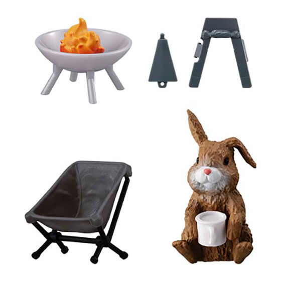 กาชาปองฟิกเกอร์สัตว์ตั้งแคมป์ Animal Camp 07