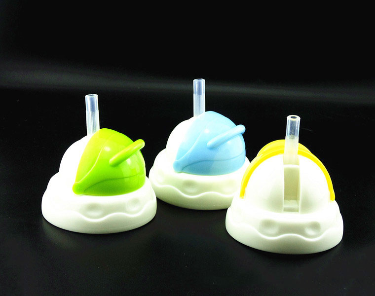 หลอดหัดดื่มพร้อมฝาครอบ เปลี่ยนขวดนมคอกว้างเอเว้นท์ รุ่น Natural ให้เป็นขวดหัดดื่ม NanaBaby