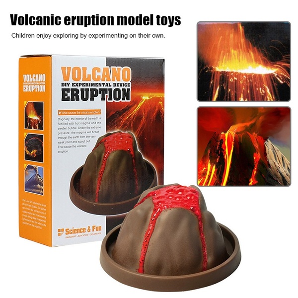ของเล่นภูเขาไฟ ของเล่นวิทยาศาสตร์ ชุดการทดลองภูเขาไฟระเบิด Volcano Eruption KIT