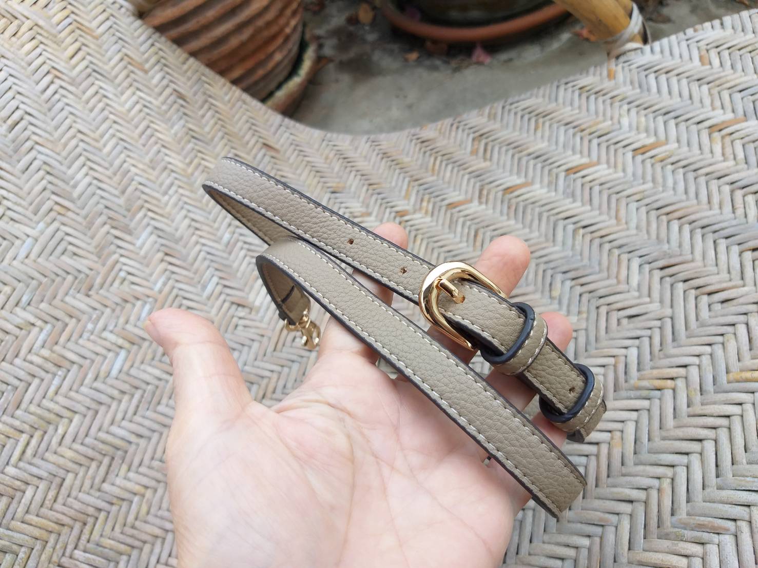 สายกระเป๋าหนัง