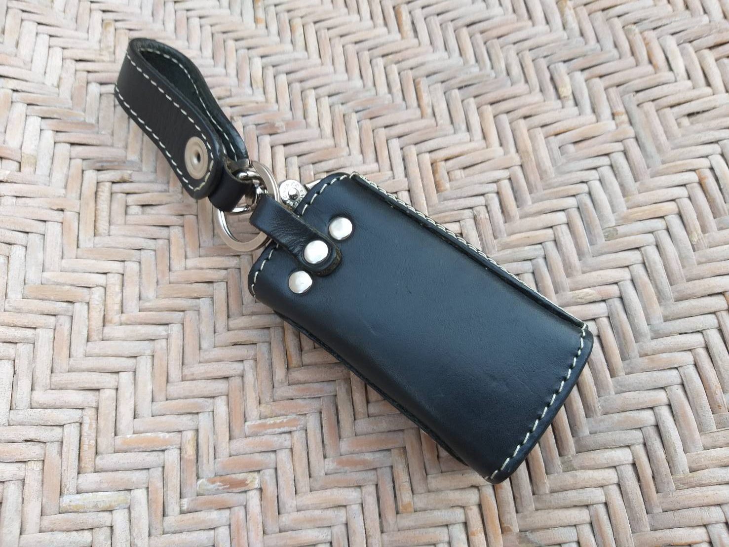 กระเป๋าพวงกุญแจ หนังแท้ สวยมากๆ