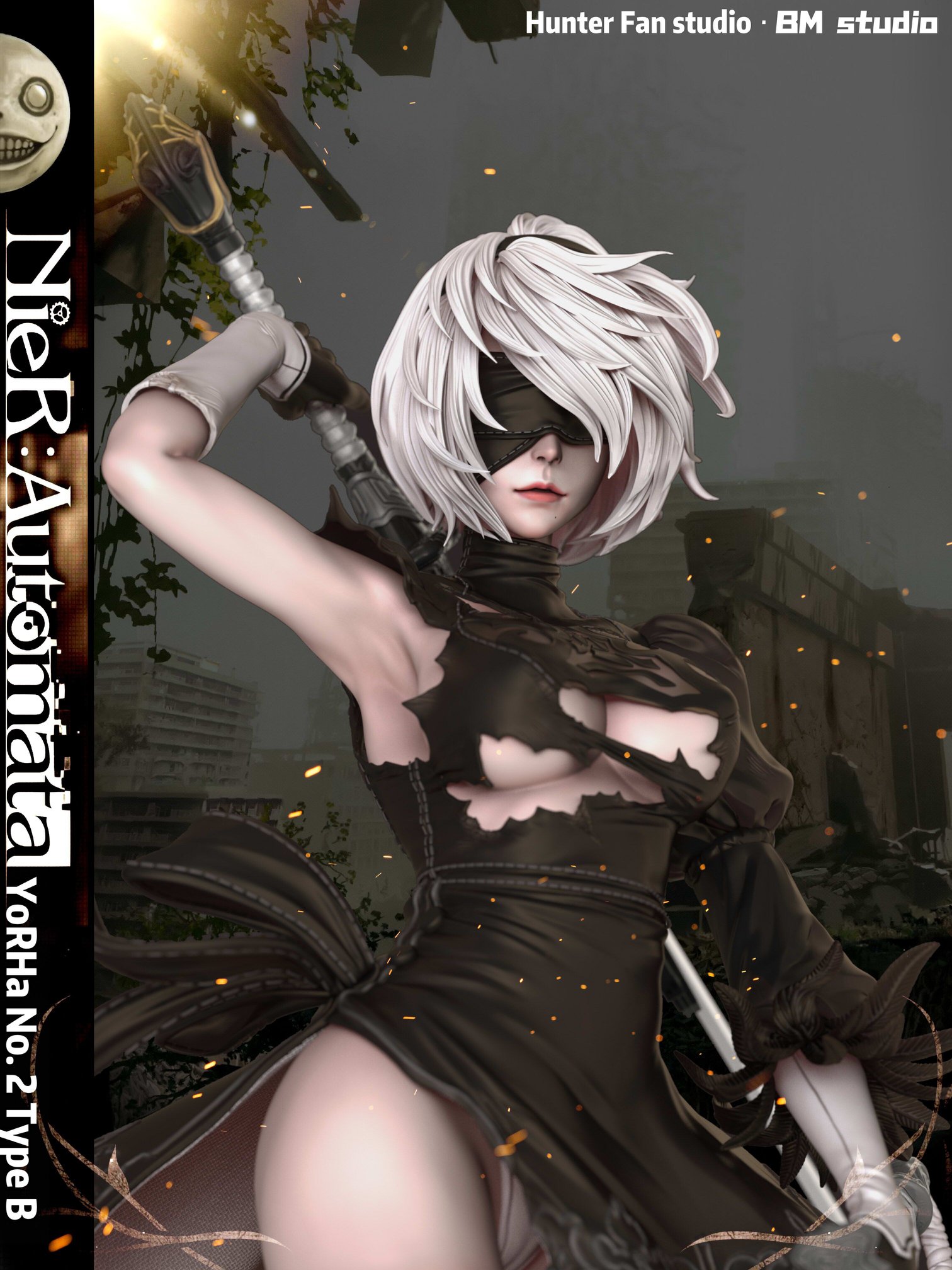[เปิดจอง] 1/6 Hunter Fan Studio Nier: Automata 2B