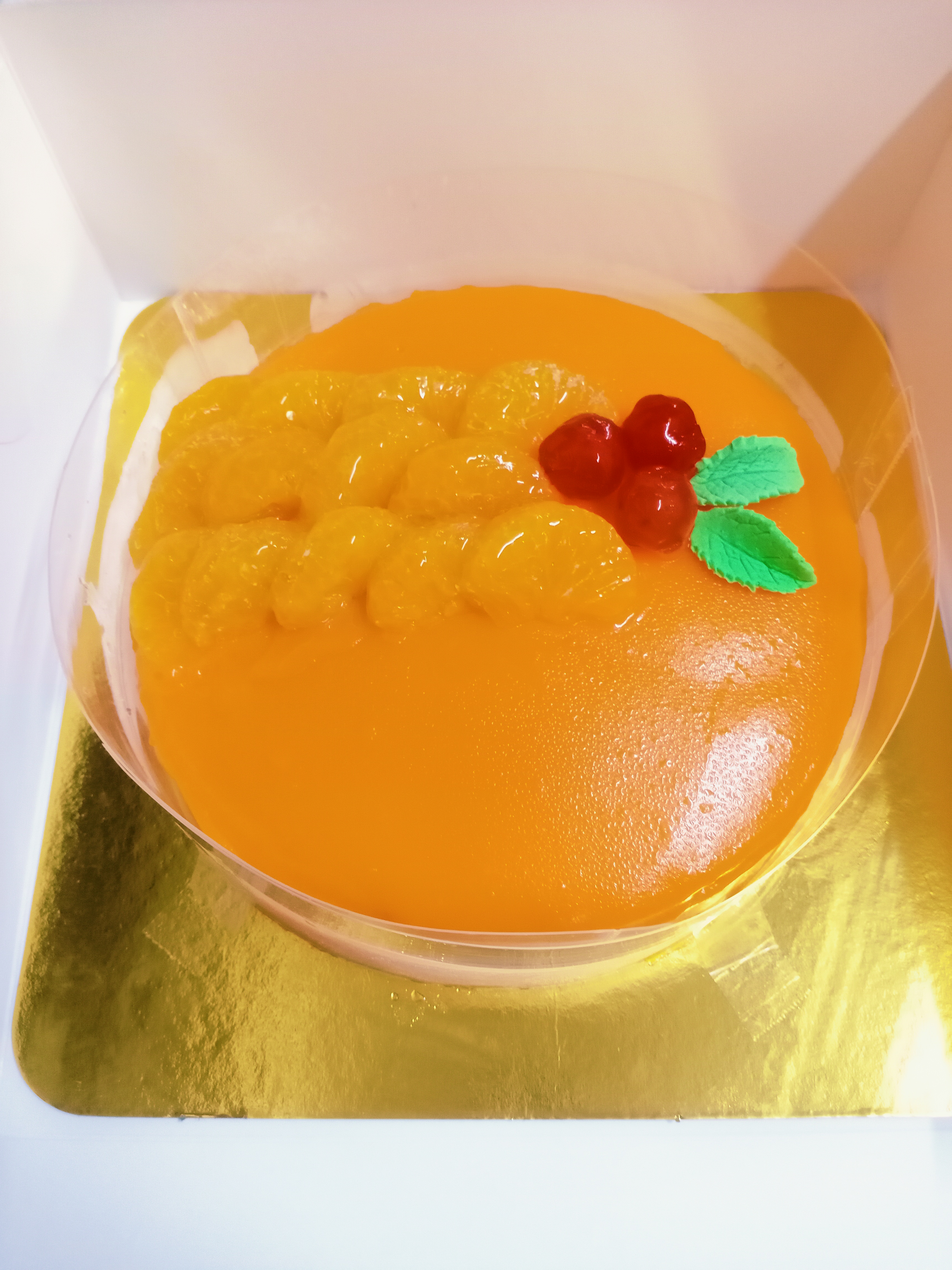 เค้กส้มหน้านิ่ม เค้กผลไม้