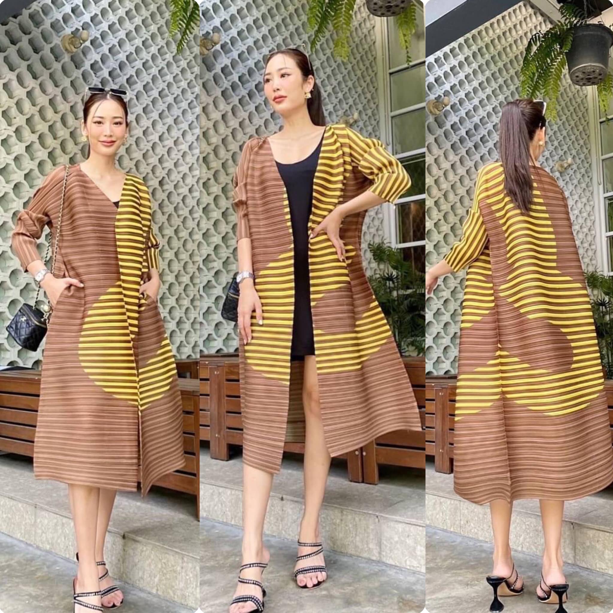 เบรเซอร์ตัวยาว อัดพลีท 100% เนื้อเดียวกับงาน Brand งานเกาหลีแท้ 🇰🇷 ละเอียดสวยงาม High Quality ✔️ สินค้าคุณภาพ (พร้อมส่ง)