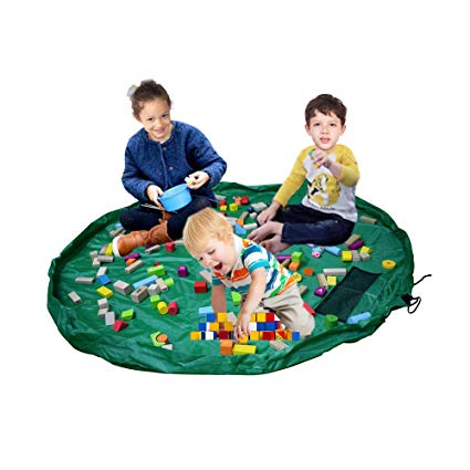 ที่เก็บของเล่นเด็ก ถุงเก็บของเล่น แผ่นรองนั่งเล่น 2 in 1 Toys Fast Pouch Pad ขนาด 150 ซม.