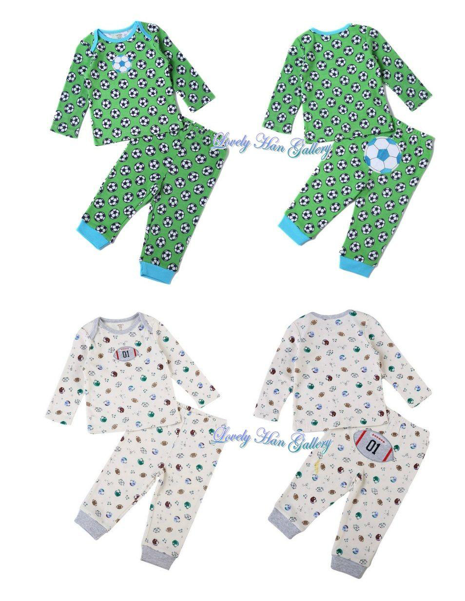 [แพค 2 ชุด] ชุดเสื้อแขนยาว+กางเกงขายาว สำหรับเด็กชาย Size 3 เดือน, 24 เดือน