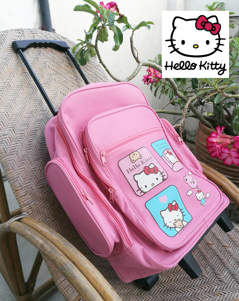 กระเป๋าลาก กระเป๋าเป้ Hello Kitty ลิขสิทธิ์แท้ (ของใหม่)