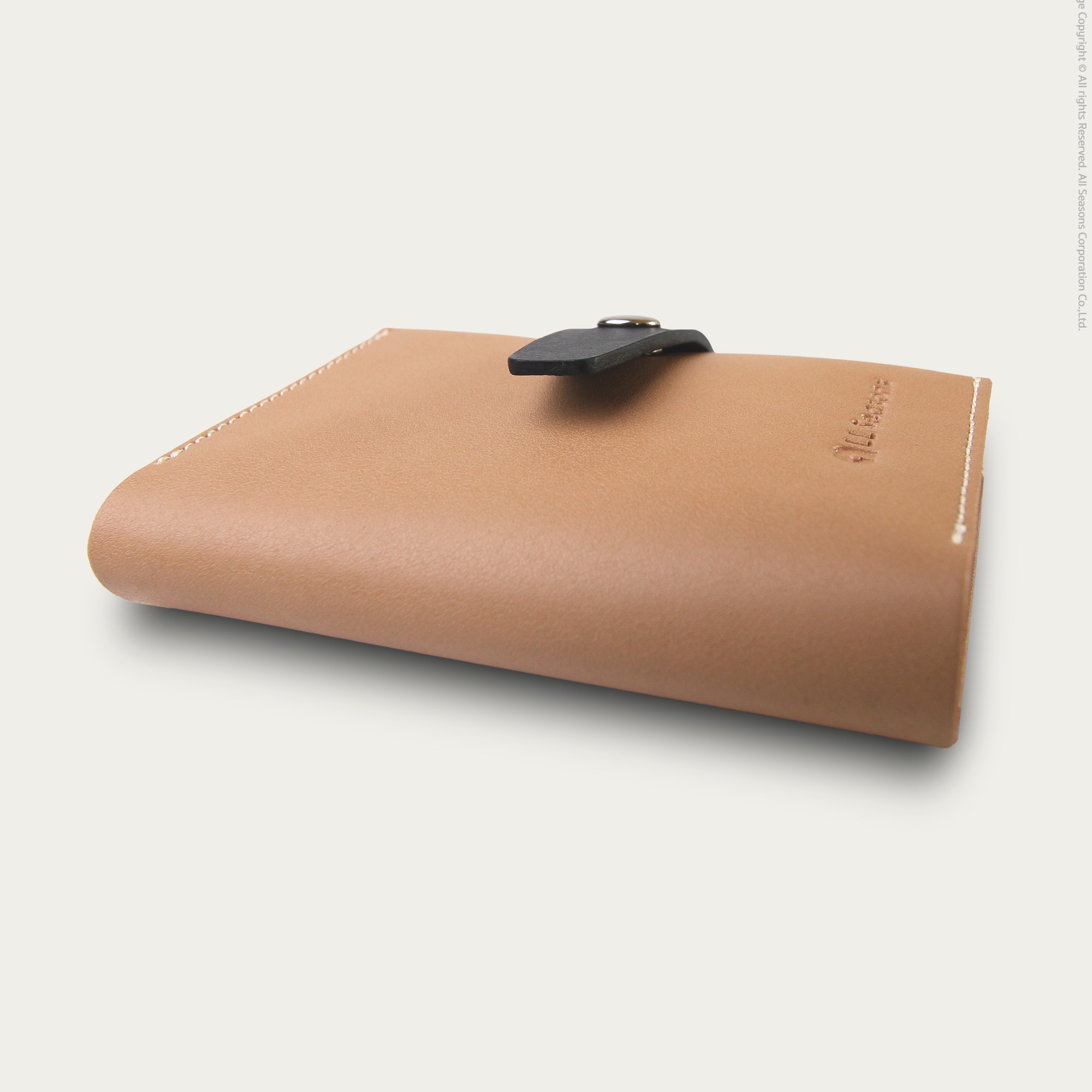 กระเป๋าใส่บัตร สลักชื่อฟรี หนังเทียม ใส่บัตรได้ 12 ใบ Personalized PU Bifold Card Holder [CARD V.2]