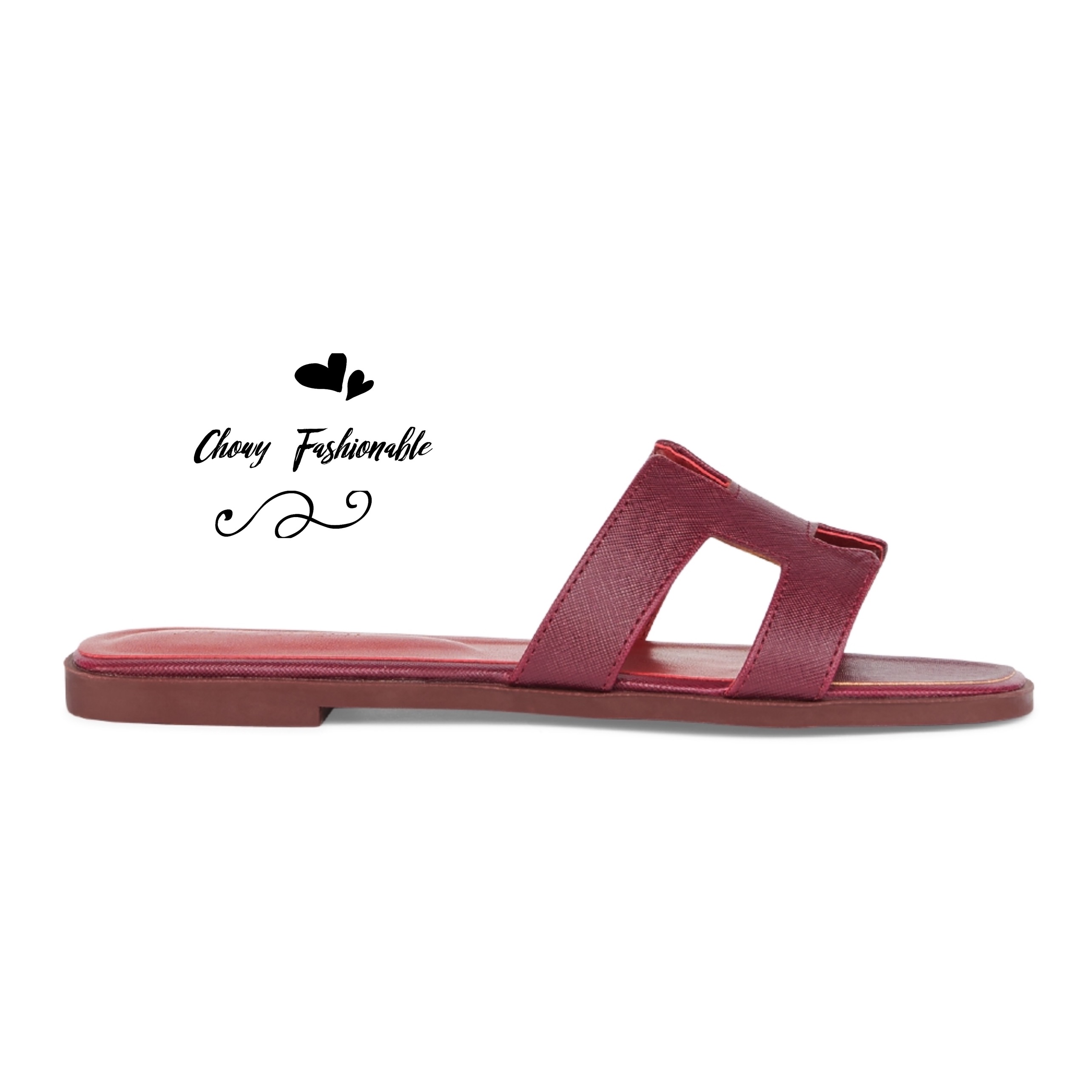 รองเท้าแตะแฟชั่น 38-42 แตะสวมส้นแบน KR0849