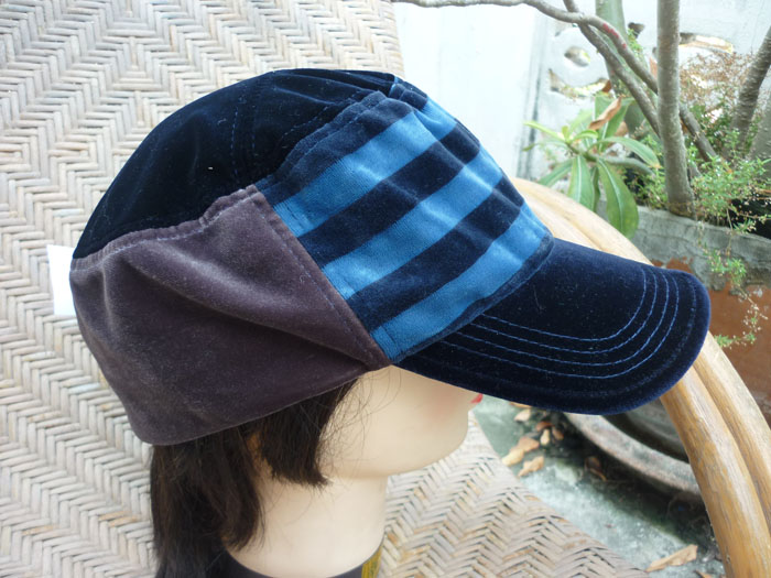 หมวกแก๊ปทรงทหาร ผ้ากำมะหยี่สวยมั๊กๆ