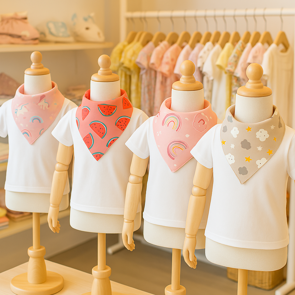 (ยกแพ็ค) ผ้ากันเปื้อนเด็กอ่อน ผ้าซับน้ำลายเด็ก สามเหลี่ยมสุด Cute หนา 3 Layer กันน้ำได้+ผ้าฝ้ายแท้