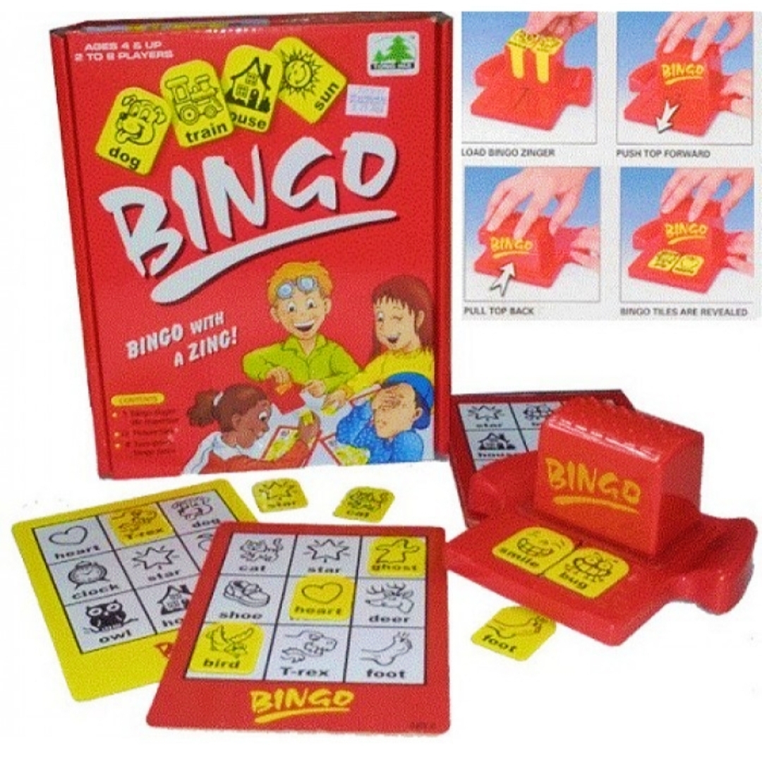 เกมกระดานบิงโกคำศัพท์ Bingo พร้อมเครื่องสุ่มการ์ดแสนสนุก